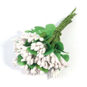 20pcs/lot Gypsum Artificial Flower Core 85mm Flowers Stamen For DIY Home Wedding Party Bouquet Decor Supplies
