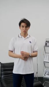 Benidson Kaos Polo Shirt Kaos Kerah Putih Yasa