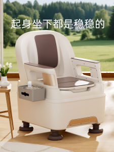 Portable Adult Toilet Stool Elderly Seat Chair Robust Bedroom Home Use Medical Furniture Esther Heesch Model 160