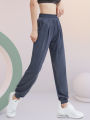 Sports Pants Women's Casual Morning Running Training Close up Ankle-Tied Yoga Pants Loose High Waist Belly Contracting Breathable Fitness Pants. 