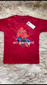 Kaos spiderman anak kaos anak laki-laki baju anak superhero 1234567/8thn bahan catton combat30s