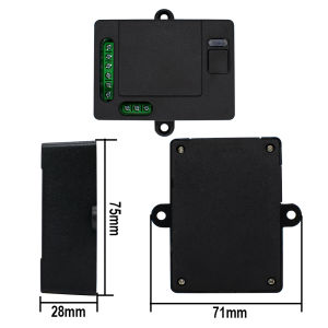 2 CH AC 85-256V 220V Wireless Switch 433Mhz Transmitter Work with Receiver Use for Electric Doors Cars LightsLED
