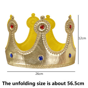 【On Sale】5Pcs Folding Children Handmade Party Kids Decoration Crown Happy Birthday Cake Party Hat Cap