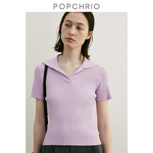 POPCHRIO | Áo Thun Polo Cổ Sơ Mi Thiết Kế Thời Trang Nữ