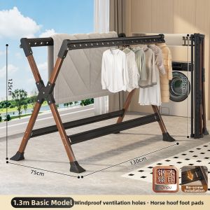 MINGZHI | Folding & Telescopic Indoor Clothes Drying Rack
