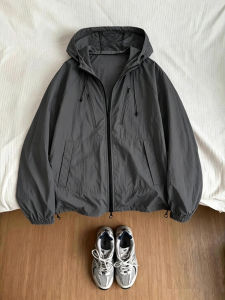 Áo Khoác Mỏng Chống Nắng Hút Ẩm Nhanh Tơ Lụa Băng Giá Hooded Cho Mùa Hè Ngoài Trời