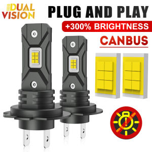 2PCS H7 Led Canbus Light 30000LM CPS 5570 1:1 Mini Size Auto Lamps 6000K Super Bright Wireless Turbo H7 Diode Bulb 12V Fog Light
