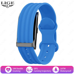 LIGE | LIGE Smart Watch Bluetooth Step Counting Sport Bracelet Fitness Tracker Heart Rate Blood Pressure SpO2 Sleep Men Women Smartband