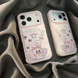 For Cortical bulge bag polka dot rabbit suitable for Huawei mate70pro mobile phone case P80/P70nova14/13 h260705