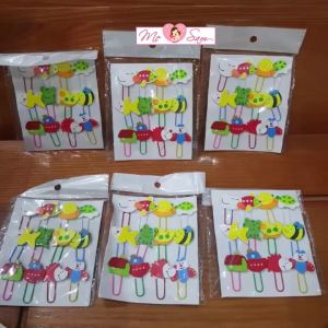 Set 12 chiếc Ghim cài giấy Bookmark cài gỗ dễ thương kẹp tài liệu đánh dấu trang Thế Vinh Store