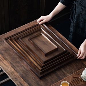 Bamboo Tea Tray Rectangular Chinese Style Home Tea Table Snack Storage Tray Tea Set Cooking on Stove Tea Ceremony Tray