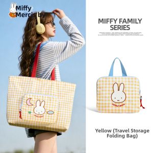 Miffy | Cute College Style Large Capacity New Canvas Tote Bag