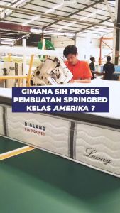 Spring Bed (Full Set matras) BIGLAND BIG KOIL (Free pengiriman Jabodetabek)