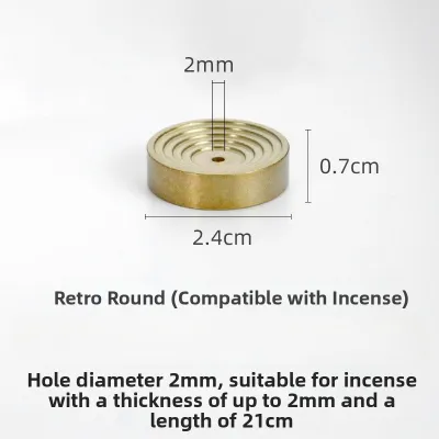 Handmade Chinese Style Pure Copper Multi-Hole Incense Holder Creative Zen Offering Incense Burner Gongfu Tea Set Incense Base