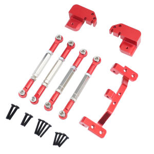 MN Rc Crawler Upgrade Parts Adjustable Aluminum Rear Four Link Pull Rod Seat Kit For Mn82 Lc79 Leaf Spring Modification In Stock
