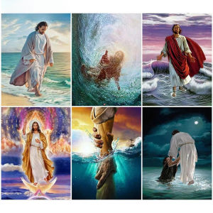 Diamond Painting 5d Full New Jesus Diamond Embroidery Religion Mosaic Cross Stitch Kit Portrait Wall Art