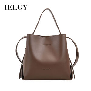 Ielgy cổ điển cao cấp kết cấu nách dung tích lớn dây đeo vai rộng túi xô một-shou