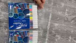 🖌️ Bộ Bút Acrylic Marker 24 Màu – Vẽ Mọi Chất Liệu Sáng Tạo Không Giới Hạn