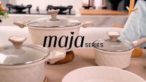 Numan Panci Susu 16 cm dengan Tutup Kaca Maja Series