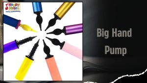 Happy Notes Balloon Accessories Plastic Balloon Hand Pump Pastel Color/Metallic Color/ Big & Small (Random Color)