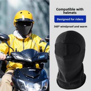 Winter Outdoor Riding Face Mask and Hat Integrated Scarf