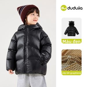 DUDUJIA | Áo Khoác Bông Cho Trẻ Em Chống Lạnh Black Gold