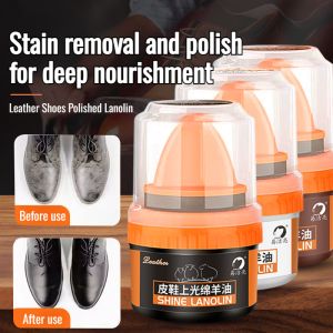 Lanolin Leather Shoe Oil Black Leather Clothing Oil Conditioner Leather Maintenance Oil Shoe Shine Magic Premium Lanolin Leather Care皮革绵羊油