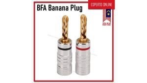 1 piece BFA Gold Plated Banana Plug Premium Banana BFA Plug High-Performance