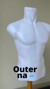 Manekin Badan Pria Body Otot - Patung Baju OTOT Berotot slim fit kaki Besi / kayu