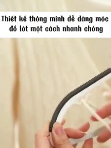 Combo 10 Móc Treo Quần Áo Mắc Áo Chống Trượt Thông Minh Tiện Dụng