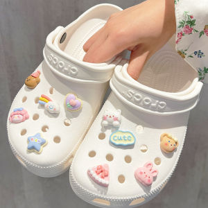 เข็มขัดตกแต่งรองเท้า Crocs ลายการ์ตูน ดอกไม้รองเท้า หัวเข็มขัดตกแต่ง รองเท้าเด็ก รองเท้า Crocs สำหรับเด็ก