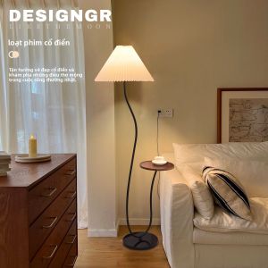 YOULIMEIJIA | Luxury Decorative Floor Lamp with Storage Shelf for Living Room and Bedroom