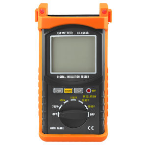 HP6688B Professional MegohmmeterHigh Precision Insulation Resistance Meter with LCD LightData HoldAuto Range for Industrial