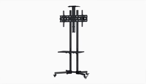 Movable Floor TV Carts Filexible 3 Layers TV Stand lcd led Mount Bracket Fit For 32-75inches