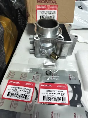 Cylinder block set w/piston kit ring gasket for(Honda genuine Click125i V1 V2 v3)made in Indonesia
