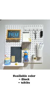 ezstationery Ready Stock Pegboard Perforated Display Board Wall Display Rack Peg Board Wall Mounted Hole Board Wall Organizer 洞洞板