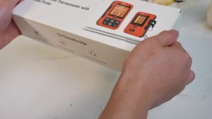 Wireless Meat Thermometer Digital Dual Probe 500ft Remote BBQ Grill Smoker Oven Kitchen ThermoPro TP810W LCD Alarm