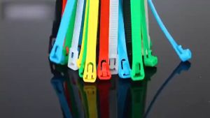 100Pcs Releasable Hook Reusable Nylon Cable Tie Organizer 5*200 mm Multipurpose Firm Nylon