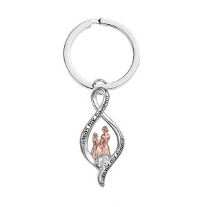 Fashion Always My Daughter Forever My Friend Infinity Pendant Necklace Mother and Children Jewelry Gifts