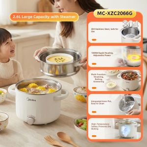 Midea | Dorm Suitable Multifunctional Electric Hot Pot