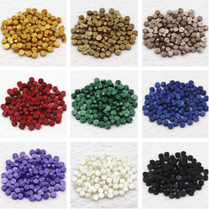100pcs/bag Octagon Sealing Wax Beads For Seal Stamp Handmake Embellishment Of Card Envelope Fire Lacquer Sealing Wax