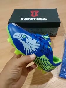 KIDZTUBS Sepatu Bola Anak Paket Komplit Sepatu Bola Tas Skin Deker Kaos Kaki Usia 6-10 Tahun Size 28 29 30 31 32 33 34 35 36 37 KDZ1417122024