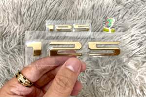 Tem zin số 125 và 160 tem nổi Ab2024 (giá 1 cặp)