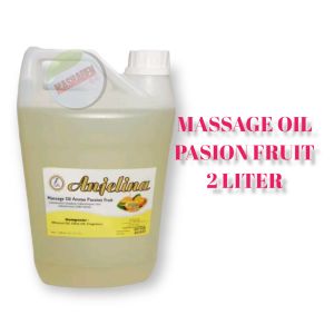 MASSAGE OIL PASION FRUIT ANJELINA MINYAK PIJAT AROMA BUAH MARKISA MINYAK URUT SPA SALON LITERAN OLIVE OIL