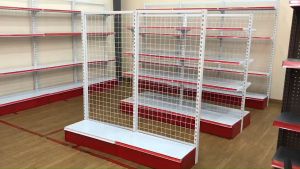 ชั้นมินิมาร์ท ชั้นซูปเปอร์มาร์ทเก็ต ยาว 4.5 เมตร สูง 150-180 ซม. มี 5 ชั้นกับ 4 ชั้นส่งฟรี กทม.-ปริมณฑล รับนน.ได้ 30kg. ต่อชั้น สำหรับการที่จะใช้งานกับน้ำเขื้อ ที่ต้องการขนส่งหน่วยงาน