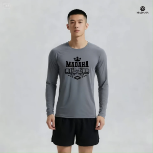Madaha Kaos Baju Lengan Panjang Dry fit Jersey Olahraga UFC GLOVES