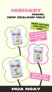 Sữa Hismart Mamil Chính Hãng 800g Cho Bé Phát Triển Toàn Diện Số 2 Lon 800g