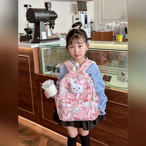 2025 Sanrio School Bag: Cute Printing Style Large Capacity Kindergarten Kuromi Bag For Kids Girls
