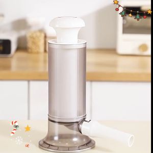 เครื่องยัดไส้กรอก ยัดไส้อั่ว หัวเปลี่ยน4 ขนาด ปล่อยในหนึ่งวินาที เครื่องยัดกรอกเครื่องทำ อุปกรณ์ทำไส้กรอก