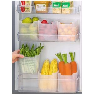 KBK17208 Kotak Penyimpanan Sayur Buah / Tempat Penyimpanan makanan Kulkas Refrigerator side door